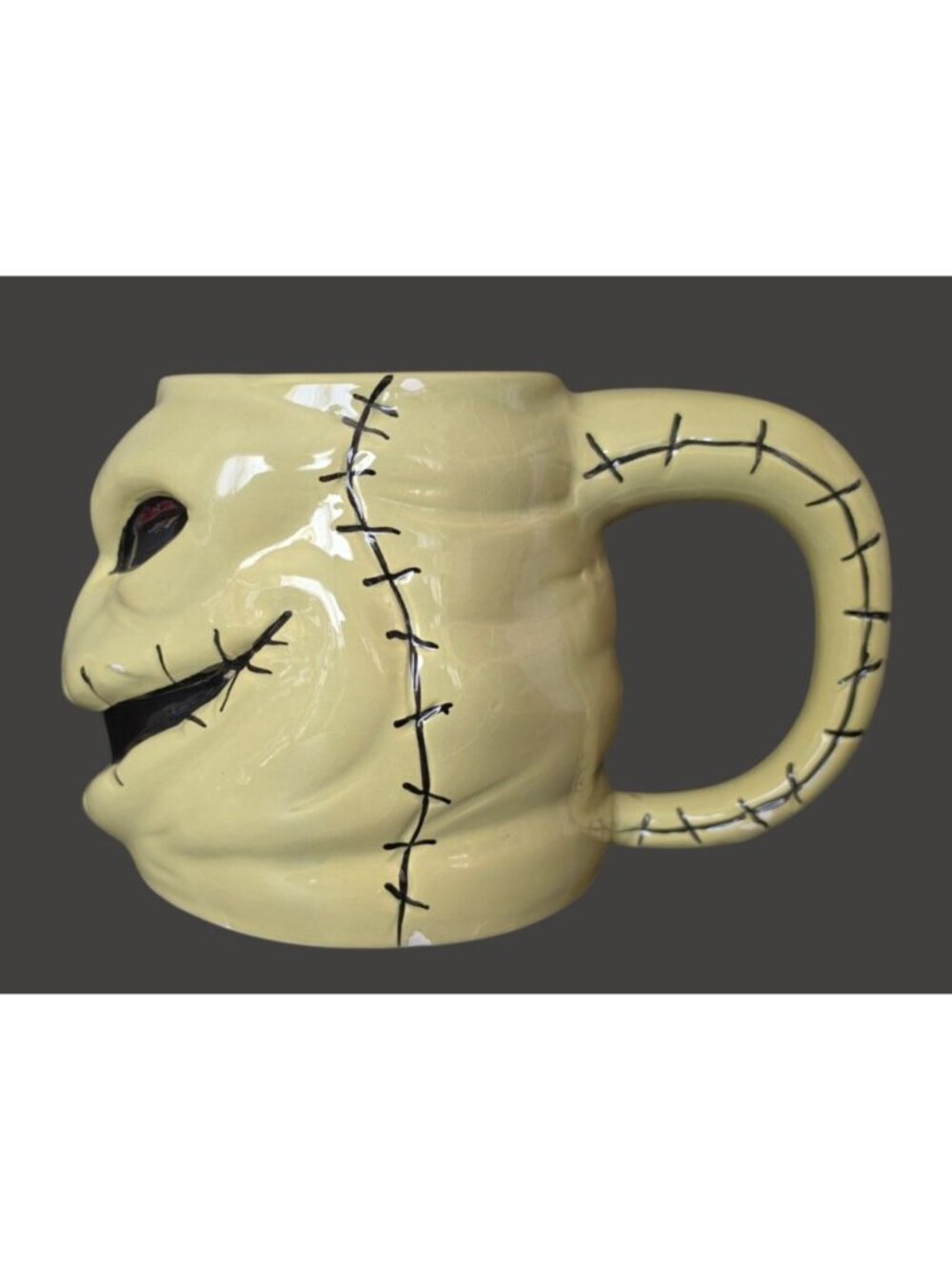 Disney Oogie Boogie Mug Nightmare Before Christmas Zak Designs Sculpted Ceramic - Picture 6 of 7